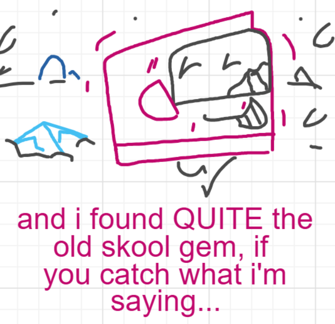 A panel from I've Been Everywhere, Man, episode nine of the Board Boards object show by Furretwalk/WalkingFurret.